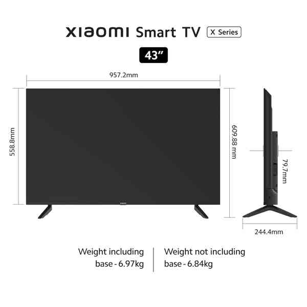 Xiaomi X Series 43 inch 4K Ultra HD Smart LED TV (L43M7-A2IN)