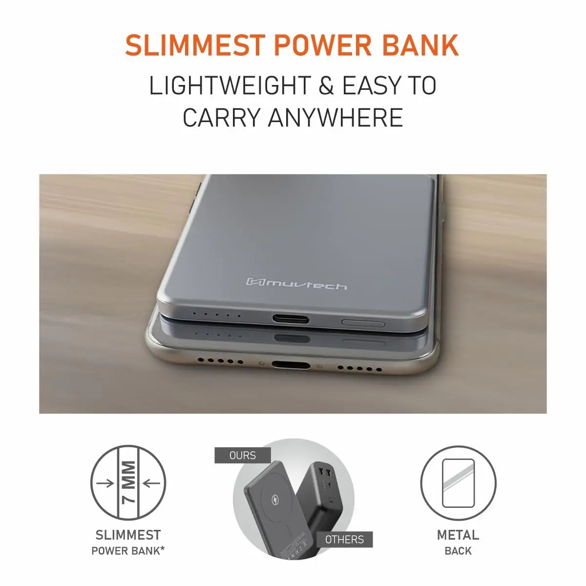 Muvtech AEROSLIM 5000 mAh Power Bank