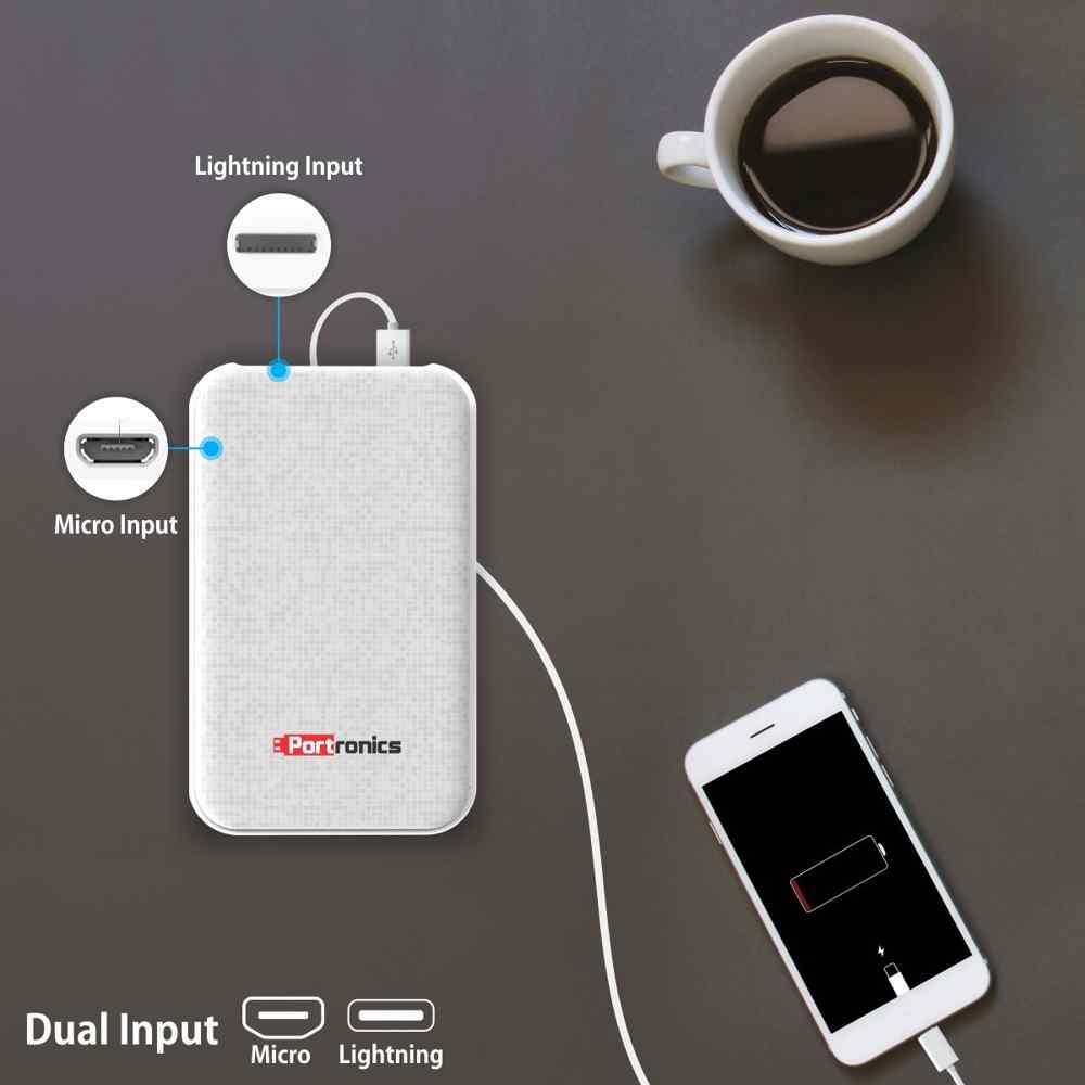 Portronics Power Slice 7 Dual Input 7000 mAh Power Bank