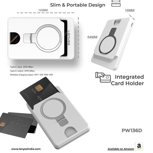Lenyes PW136D 5000 mAh Power Bank