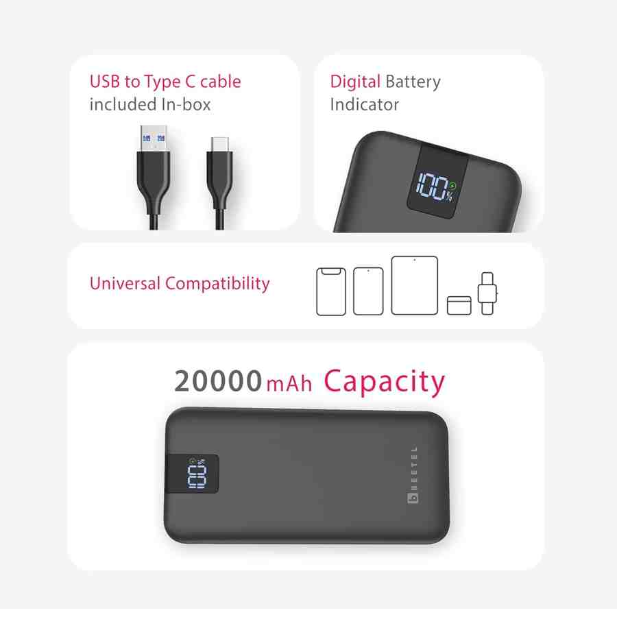 Beetel Volte PB20 20000 mAh Power Bank