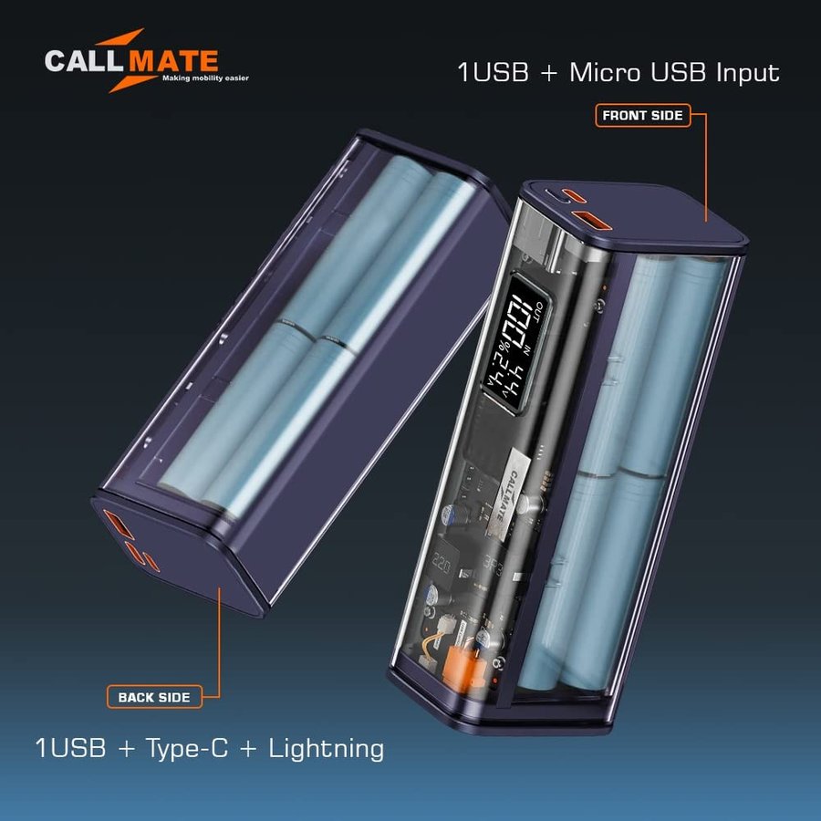 Callmate C-Thru 20000 mAh Power Bank