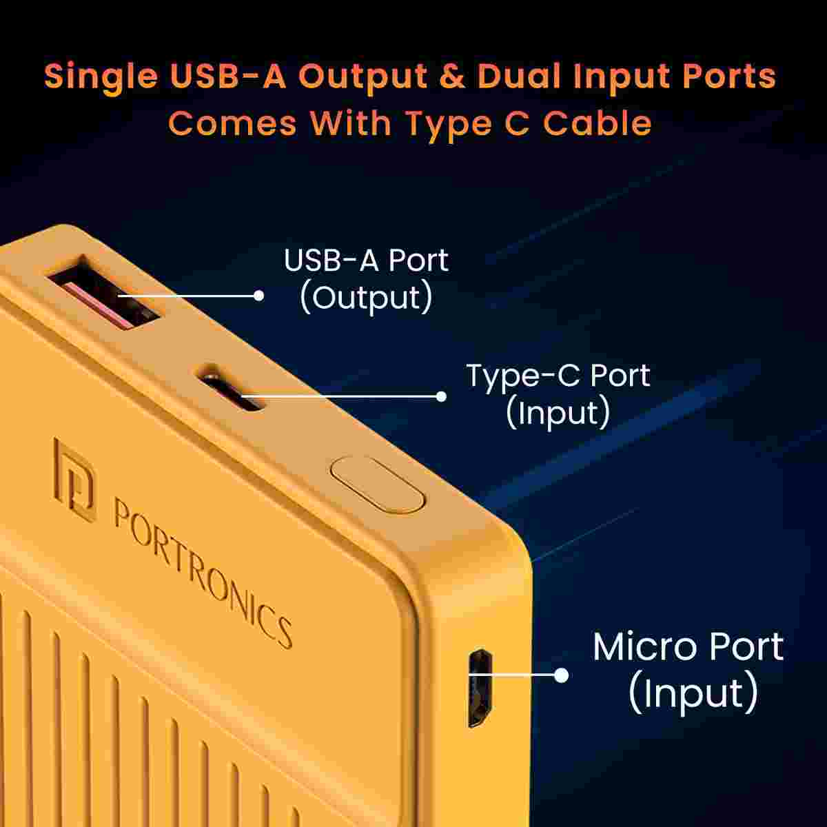 Portronics Luxcell B12 10000 mAh Power Bank