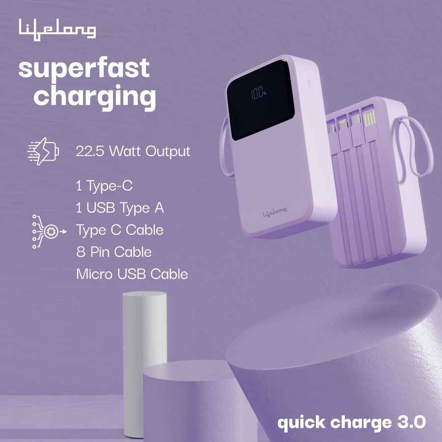 Lifelong ZenCharge 20000 mAh Power Bank