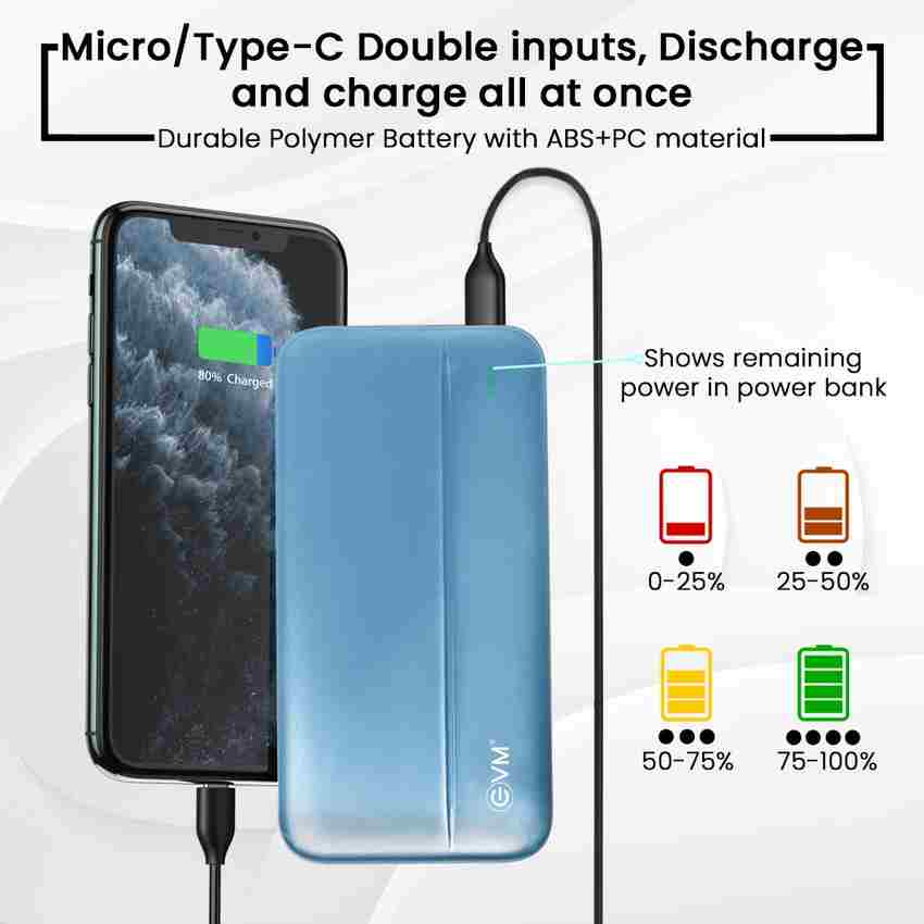 EVM Enbolt 10000 mAh Power Bank