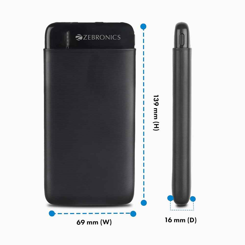Zebronics ZEB-MD10000S2 10000 mAh Power Bank