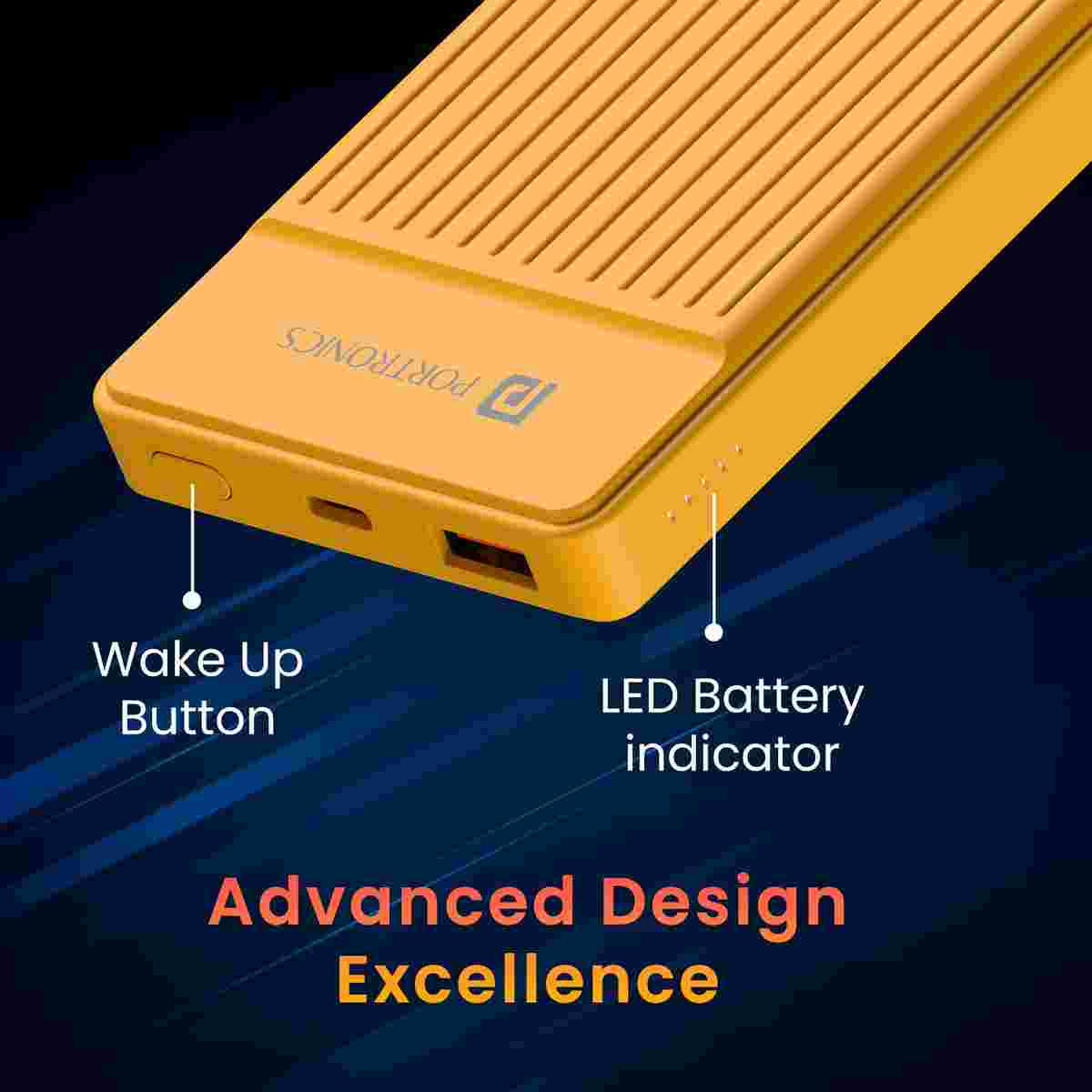 Portronics Luxcell B12 10000 mAh Power Bank