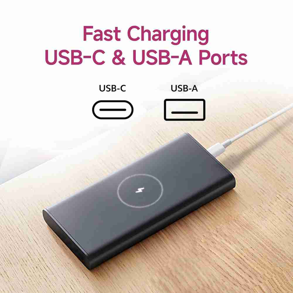 Xiaomi VXN4291IN 10000 mAh Wireless Power Bank