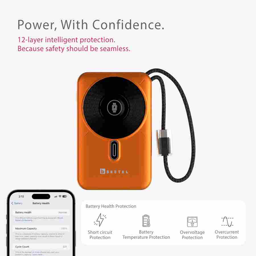 Beetel MagVibe WS10 10000 mAh Power Bank