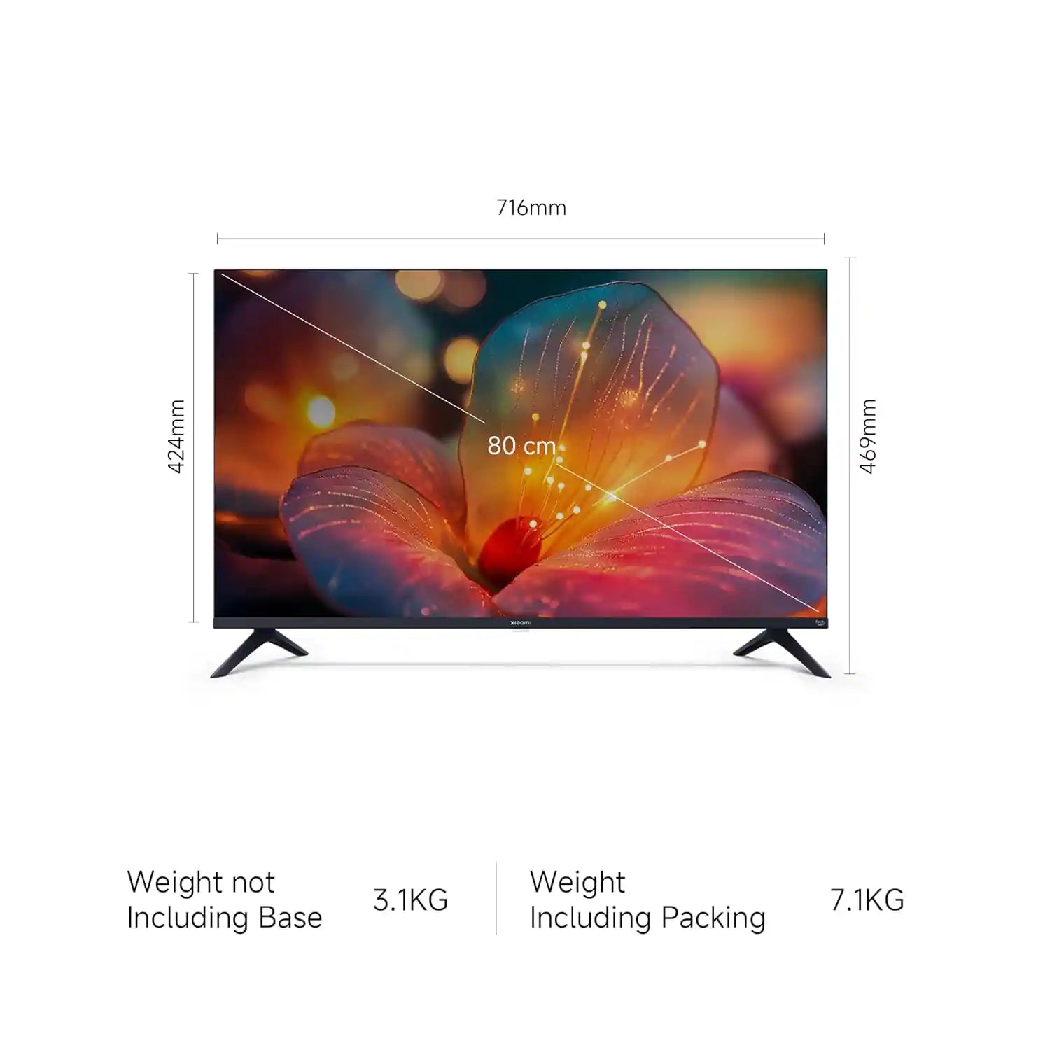Xiaomi TV F 32 inch HD Ready Smart LED TV (L32MB-FIN)