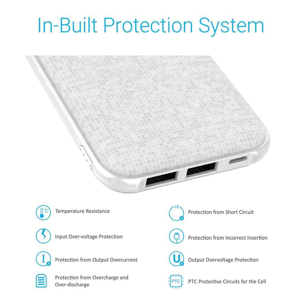 Portronics Power Slice 7 Dual Input 7000 mAh Power Bank