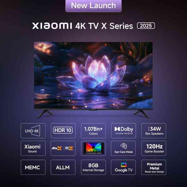 Xiaomi X Series 2025 50 inch Ultra HD 4K Smart LED TV (L50MB-AIN)