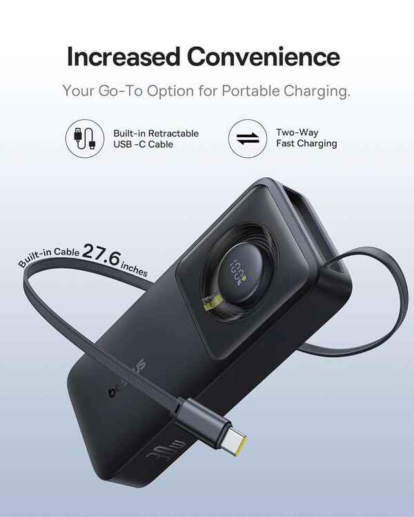 Baseus Free2Pull 10000 mAh Power Bank