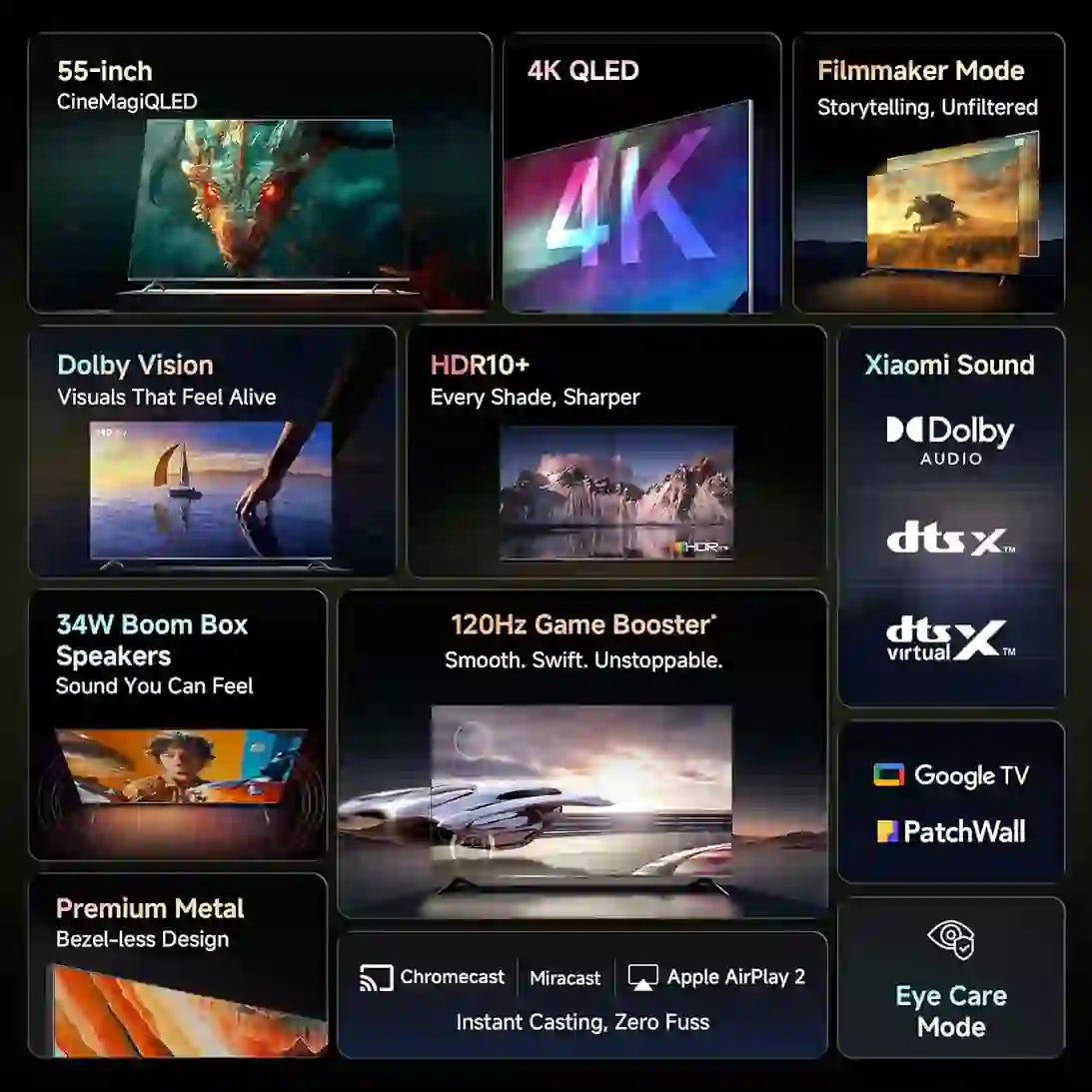 Xiaomi X Pro 2025 55 inch Ultra HD 4K Smart QLED TV (L55MB-APIN)