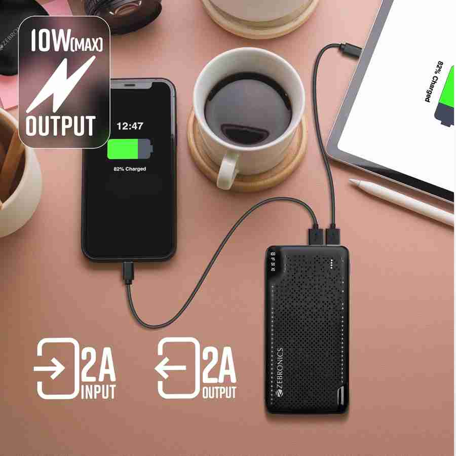 Zebronics Zeb-ME53 10000 mAh Power Bank