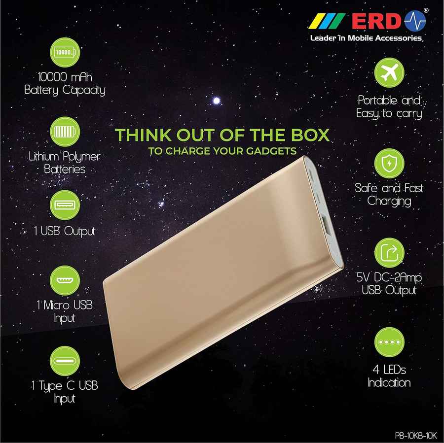 ERD PB-10KC 10000 mAh Power Bank
