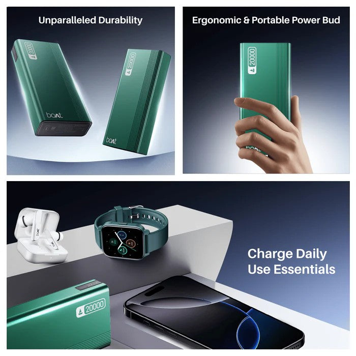 boAt EnergyShroom PB401 20000 mAh Power Bank