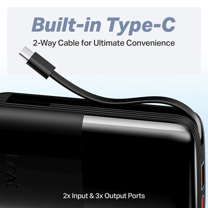 boAt EnergyShroom Turbo X PB400 20000 mAh Power Bank