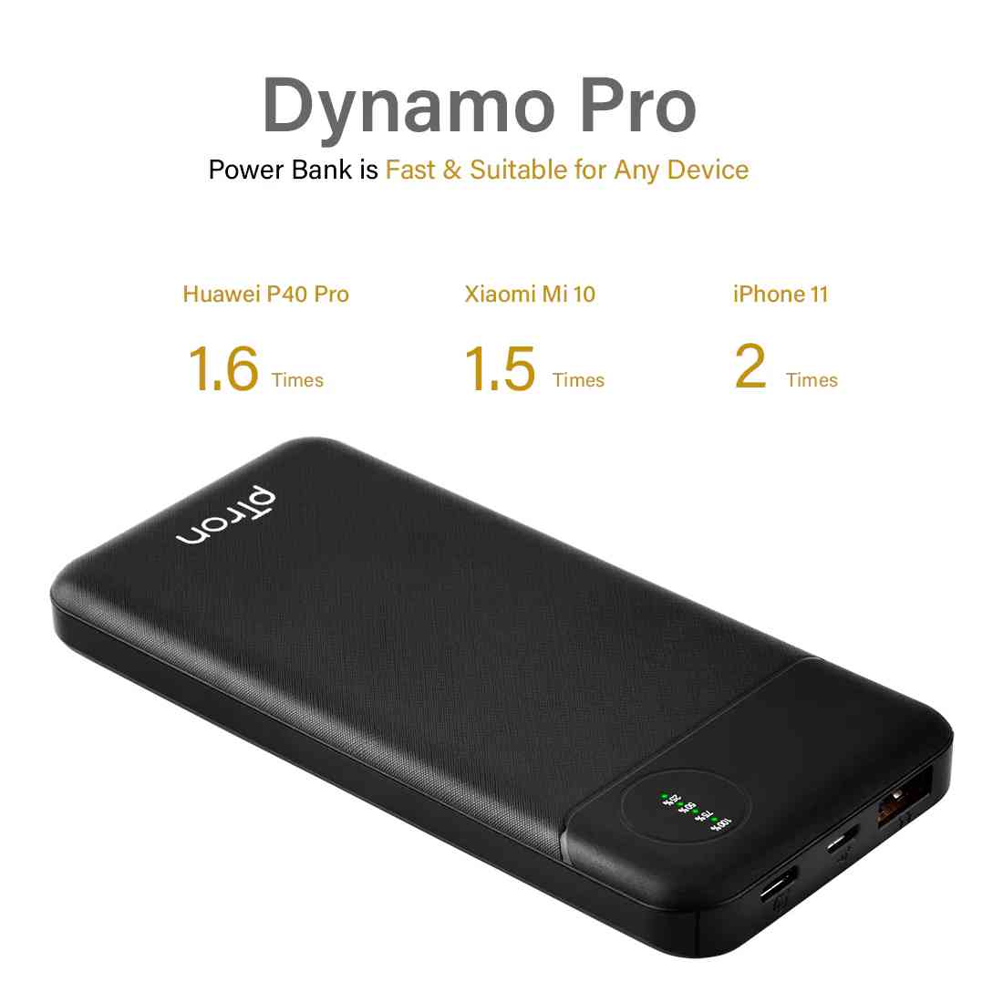 pTron Dynamo Pro 10000mah Power Bank