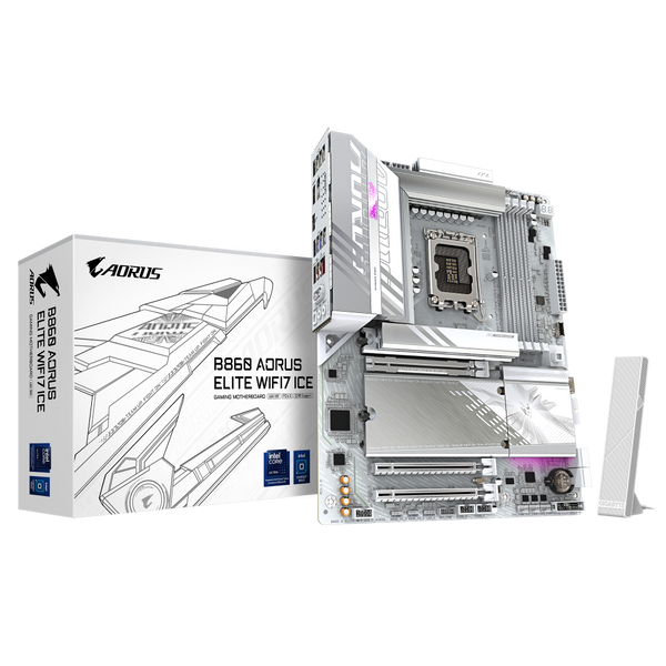 GIGABYTE B860 Aorus Elite Ice Wifi7 DDR5 Intel Motherboard