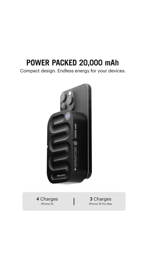 DailyObjects Loop Qi2 20000 mAh Power Bank