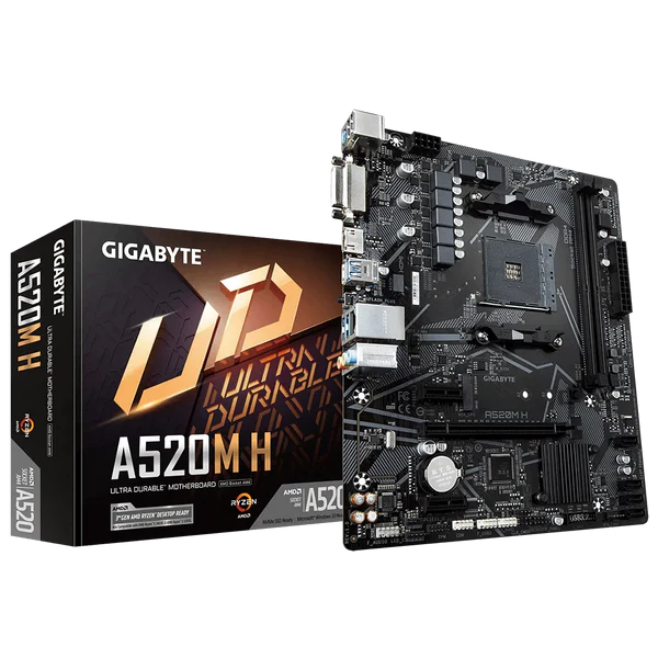 GIGABYTE A520M H DDR4 AMD Motherboard