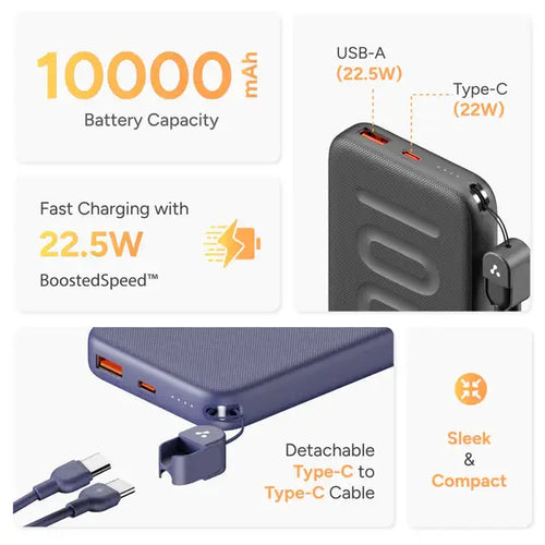 Ambrane Stylo N10 10000 mAh Power Bank