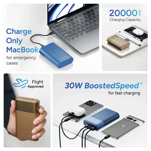 Ambrane PowerLit Duo 30 20000 mAh Power Bank