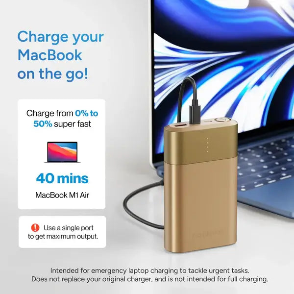 Ambrane PowerLit Duo 30 20000 mAh Power Bank
