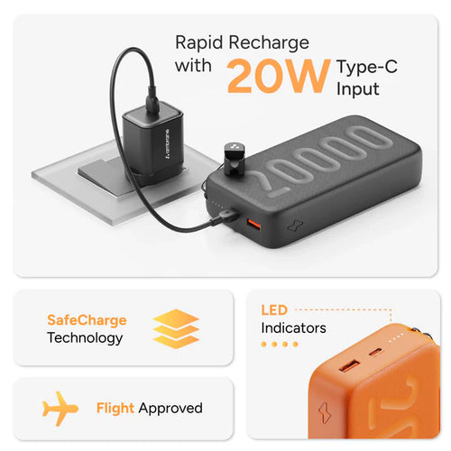 Ambrane Stylo N20 20000 mAh Power Bank