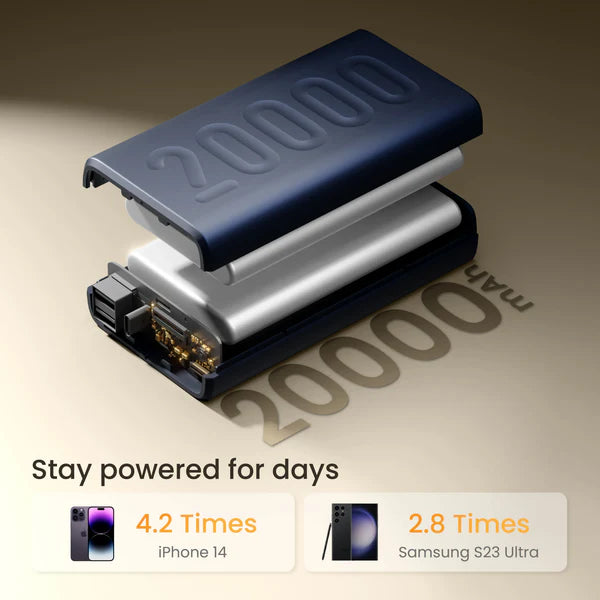 Ambrane Stylo 20000 mAh 20 W Power Bank