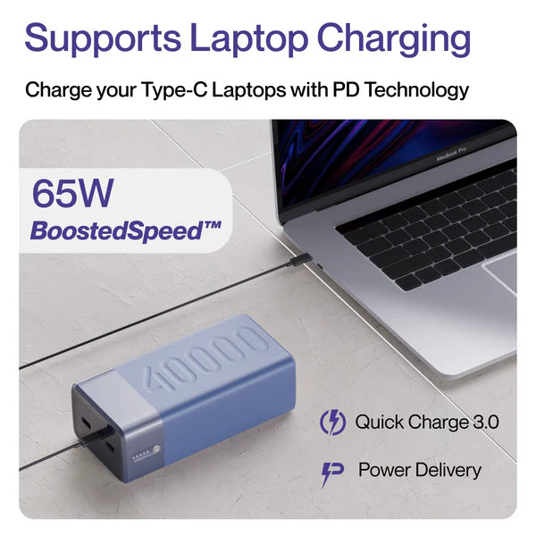 Ambrane Stylo Boost 40000 mAh Power Bank