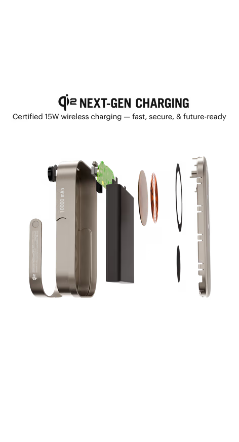 DailyObjects Loop Qi2 10000 mAh Power Bank