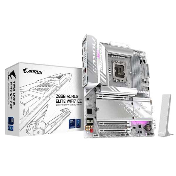 GIGABYTE Z890 Aorus Elite Ice Wifi7 DDR5 Intel Motherboard ( White )