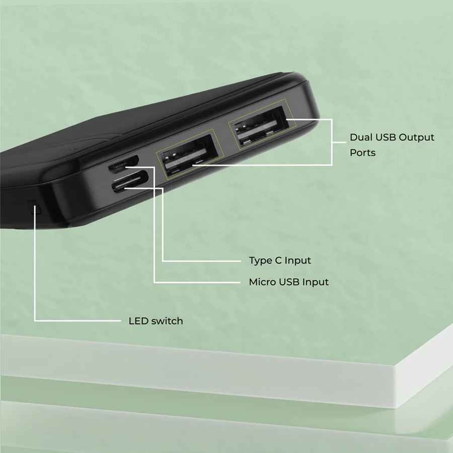 Zebronics ZEB-MB10000S8 10000 mAh Power Bank