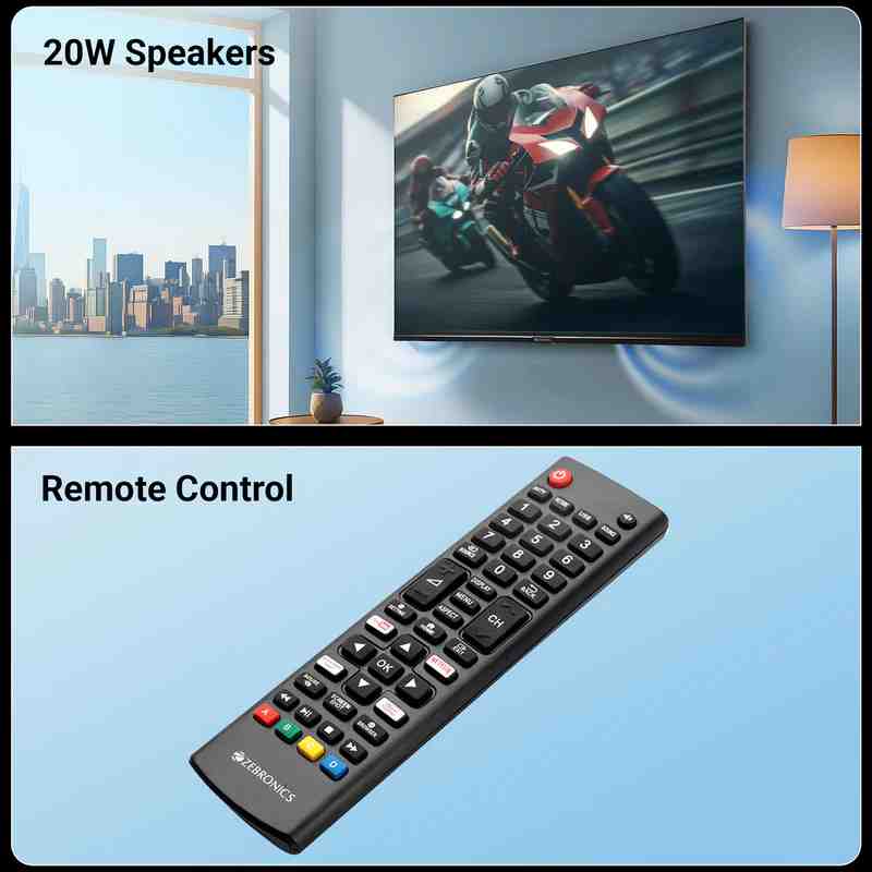 Zebronics Zeb P1S 32 inch HD Ready Smart LED TV (32P1S)