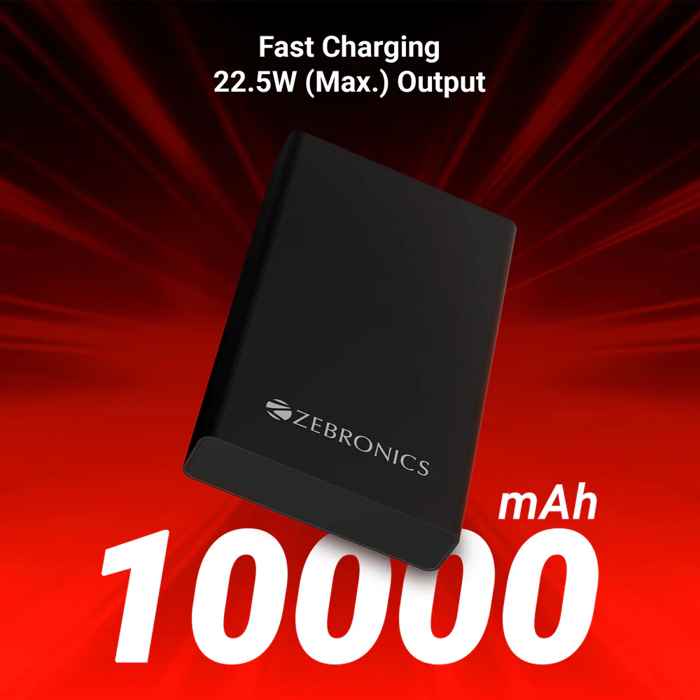 Zebronics Zeb EnergiTank 10MR1 10000 mAh Power Bank