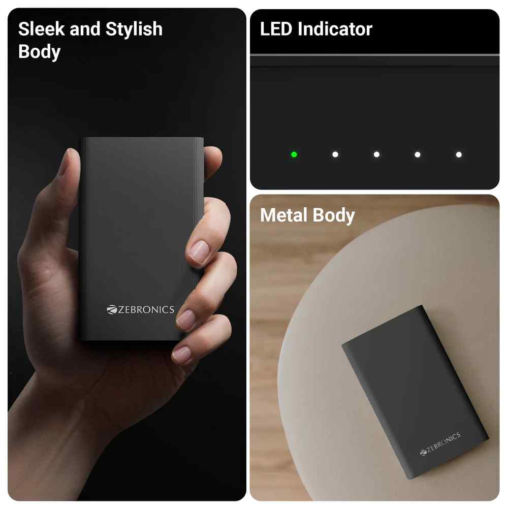 Zebronics Zeb EnergiTank 20MR1 20000 mAh Power Bank