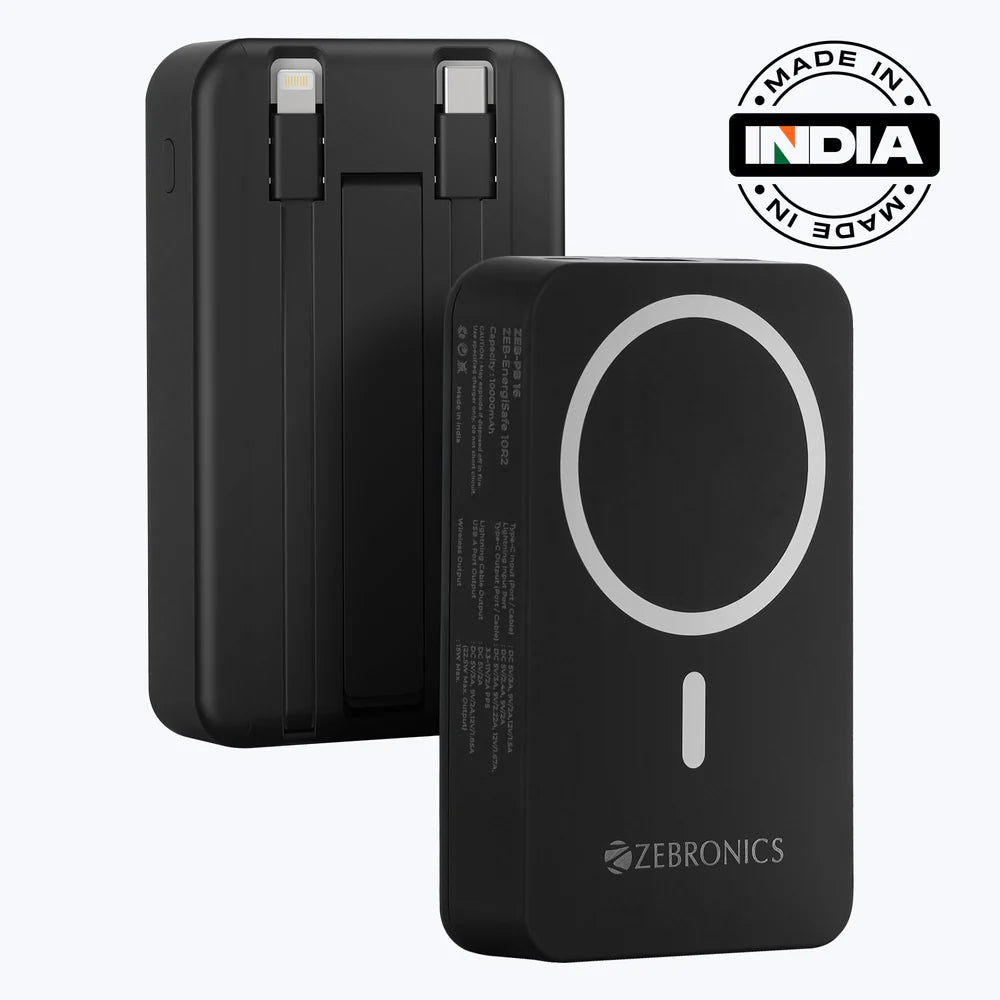 Zebronics Zeb EnergiSafe 10R2 10000 mAh Power Bank