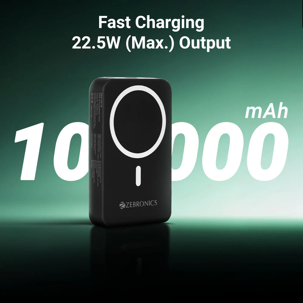 Zebronics Zeb EnergiSafe 10R2 10000 mAh Power Bank