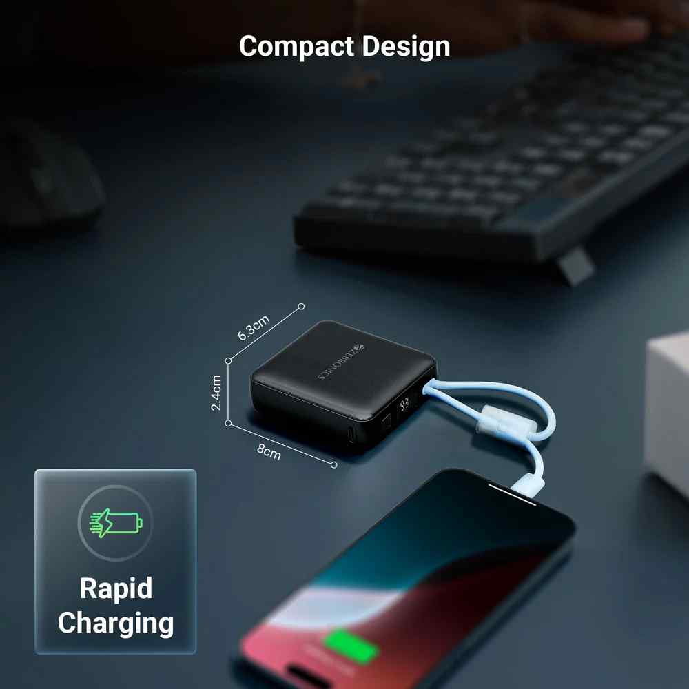 Zebronics Zeb EnergiTank 10R1 10000 mAh Power Bank