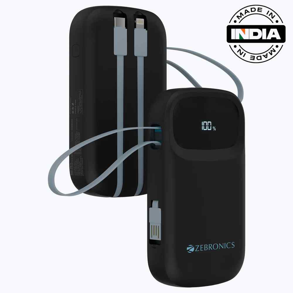 Zebronics Zeb EnergiTank 10R2 10000 mAh Power Bank