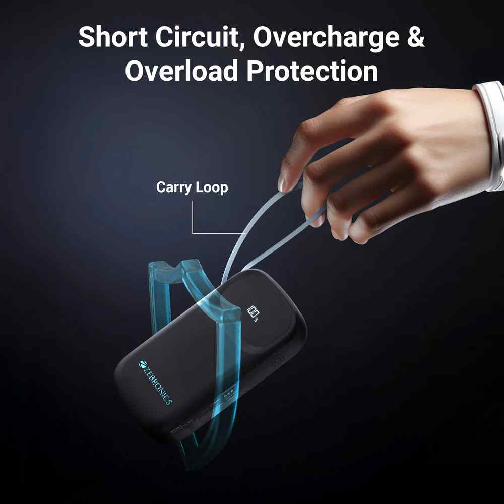 Zebronics Zeb EnergiTank 10R2 10000 mAh Power Bank