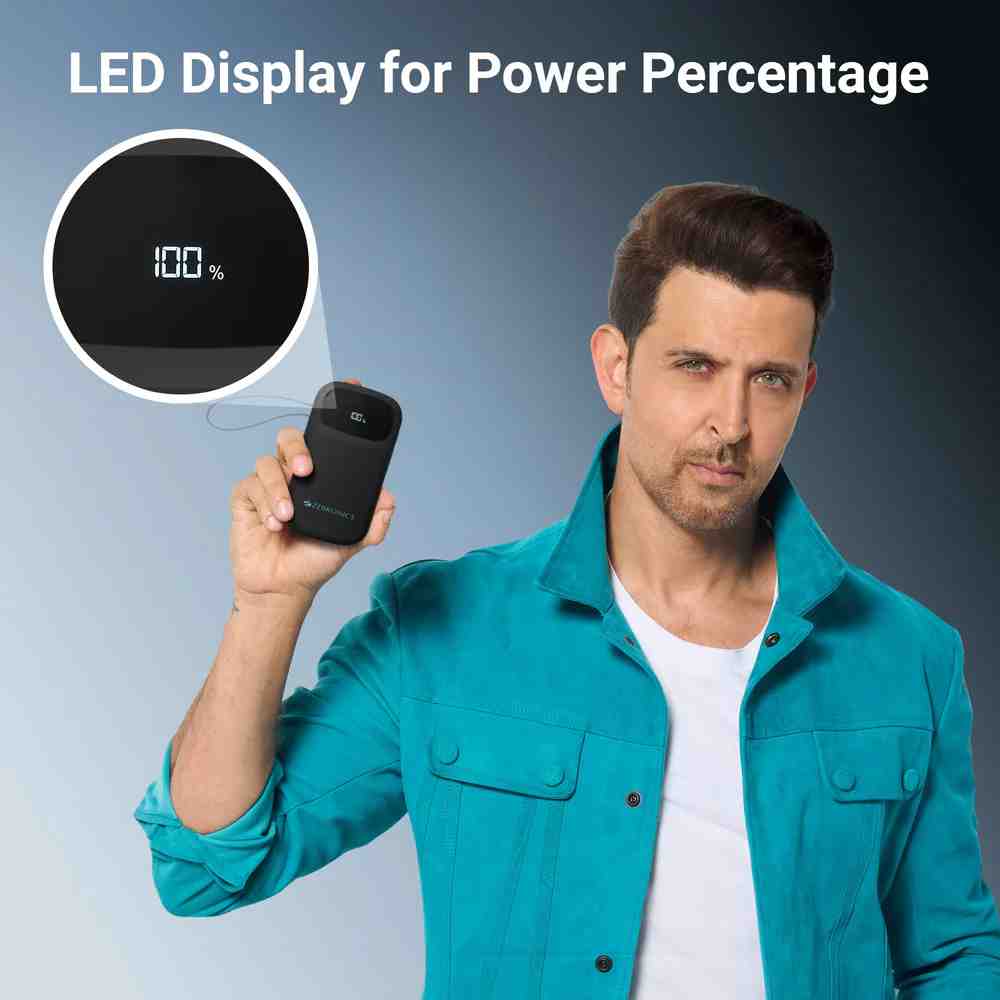 Zebronics Zeb EnergiTank 10R2 10000 mAh Power Bank