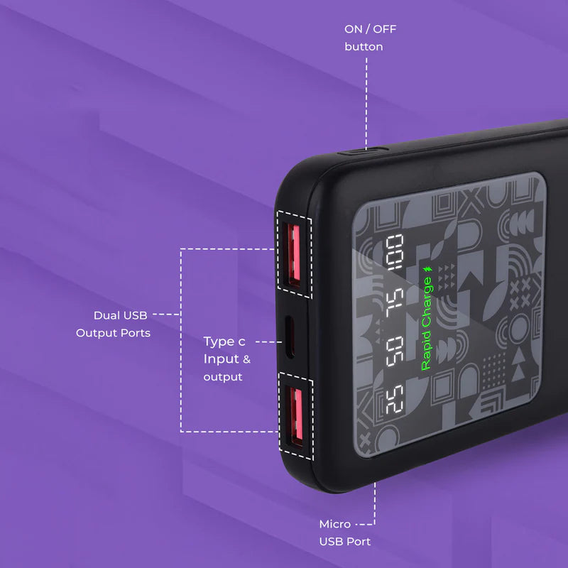 Zebronics Zeb-MB10000S15 10000 mAh Power Bank