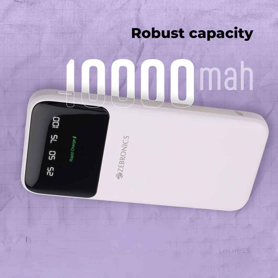 Zebronics Zeb-MW60 10000 mAh Power Bank