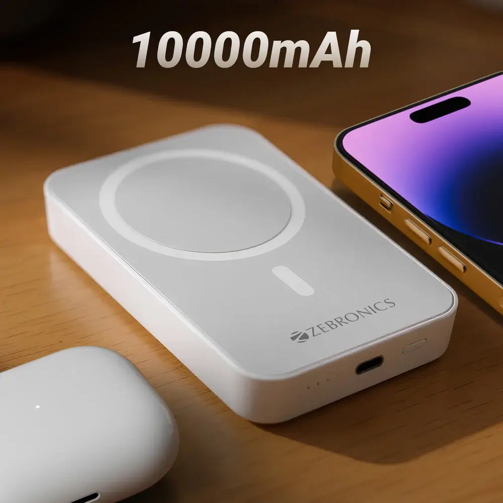 Zebronics Zeb-MW63 10000 mAh Wireless Power Bank