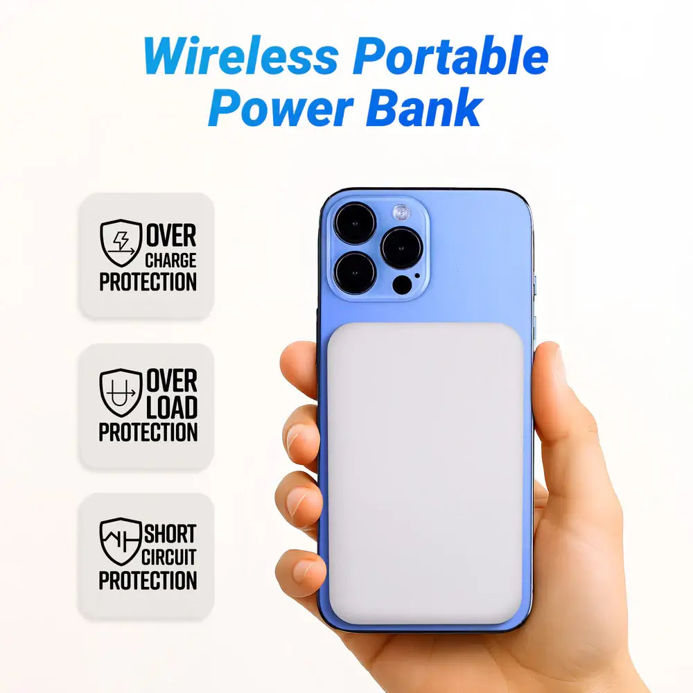 Zebronics Zeb-MW63 10000 mAh Wireless Power Bank