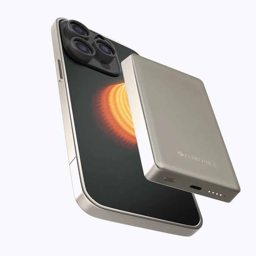 Zebronics Zeb-MW68 10000 mAh Wireless Power Bank