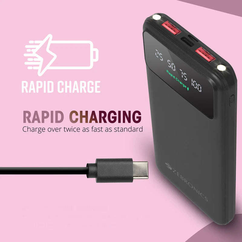 Zebronics Zeb-MB10000S10 10000 mAh Power Bank